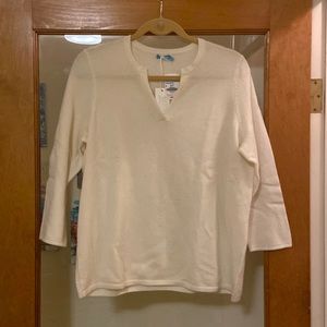 J.McLaughlin Wynn Cashmere Sweater Lg